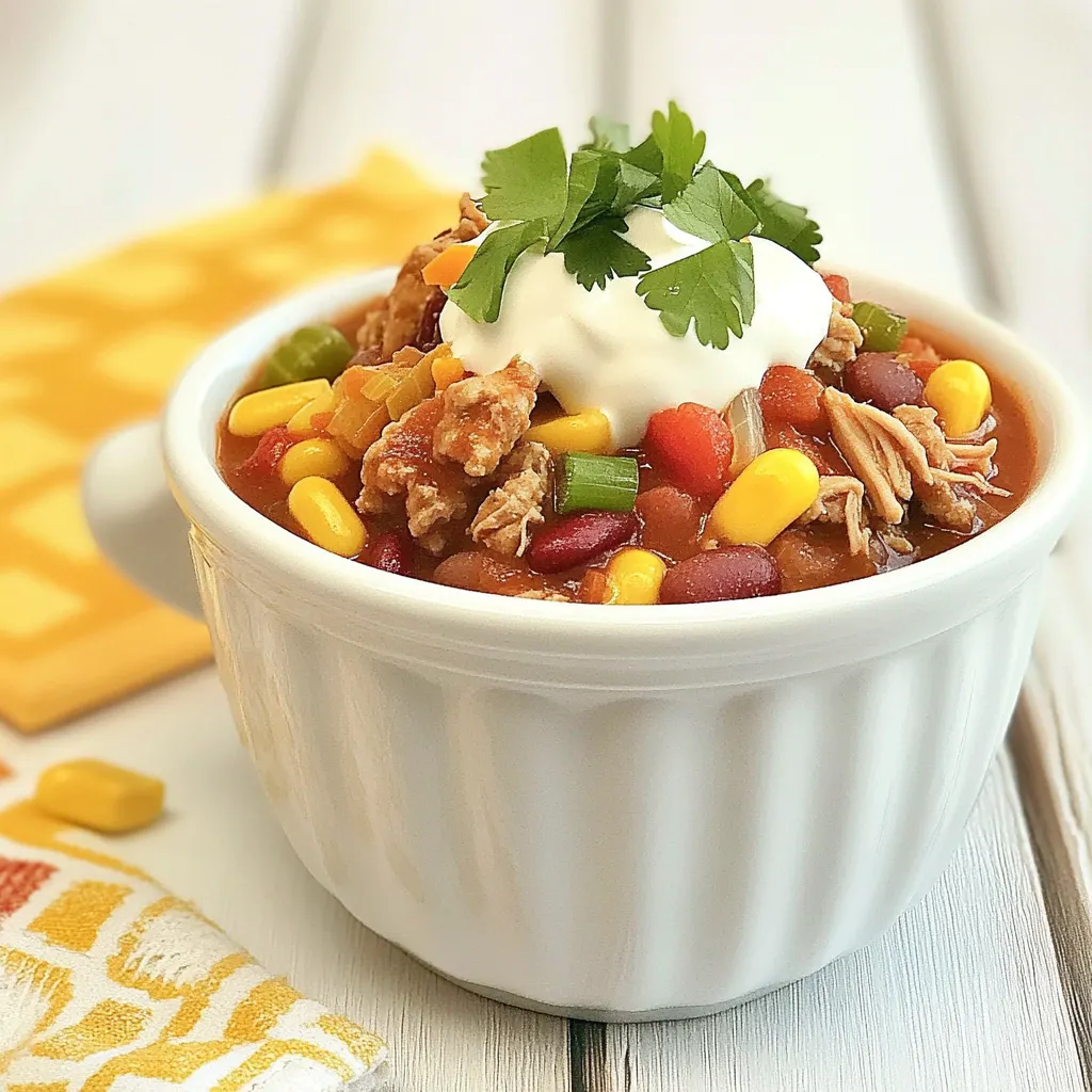 Kid Friendly Crock Pot Turkey Chili