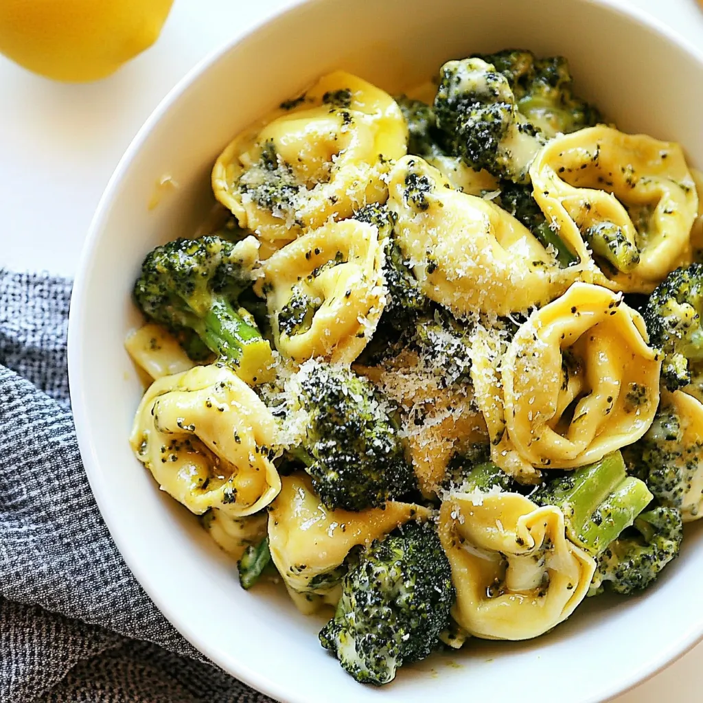 Lemon Broccoli Tortellini