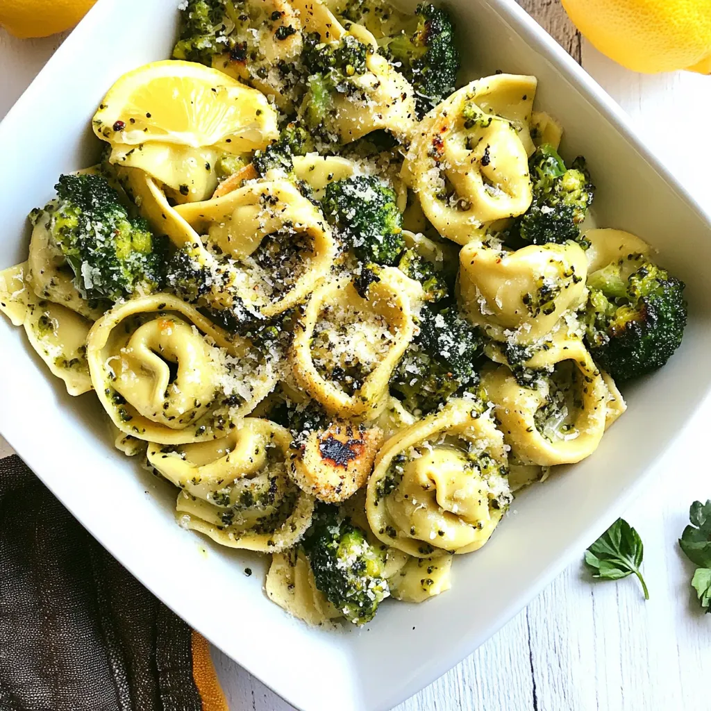 Lemon Broccoli Tortellini