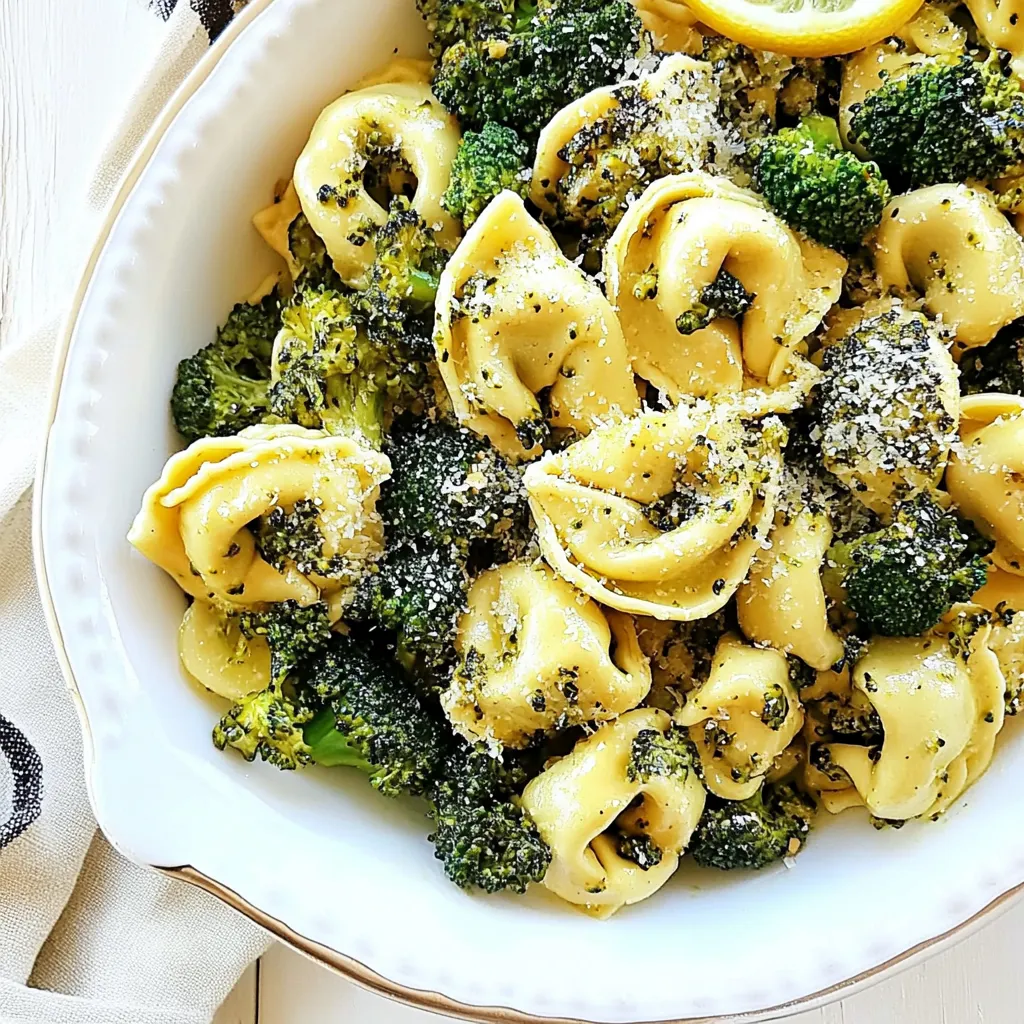 Lemon Broccoli Tortellini