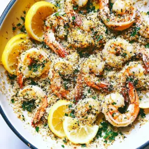 Lemon Garlic Shrimp Scampi