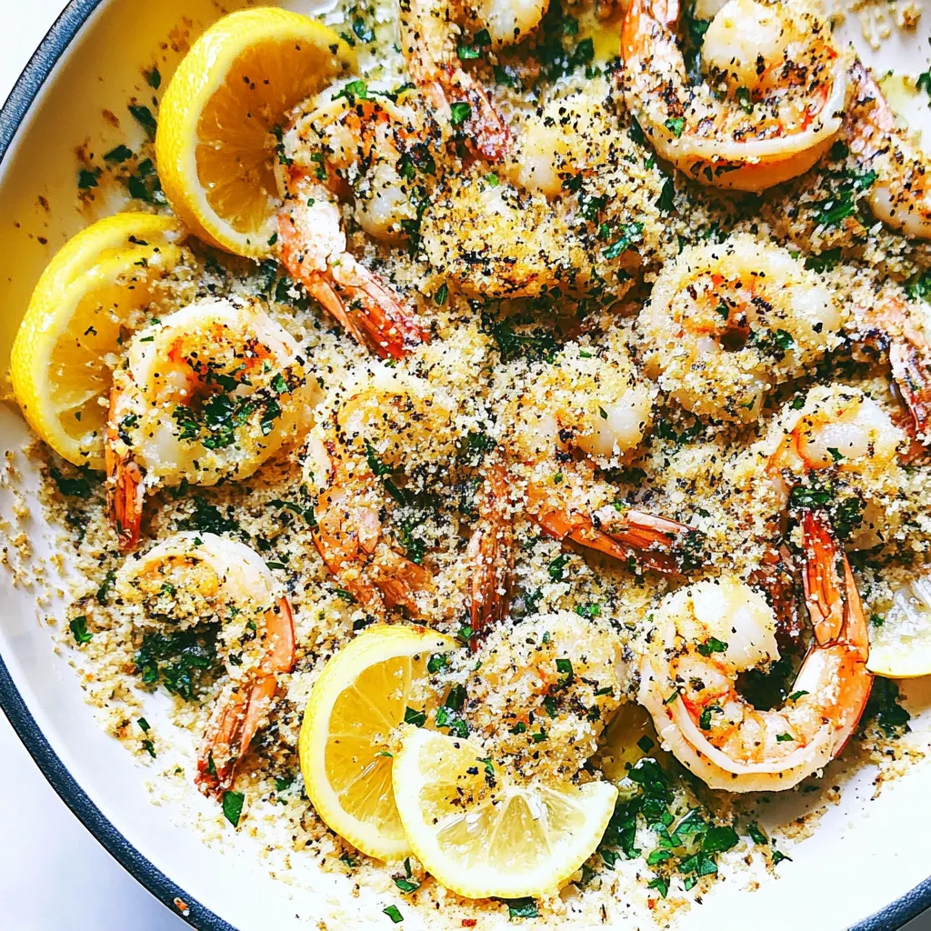 Lemon Garlic Shrimp Scampi