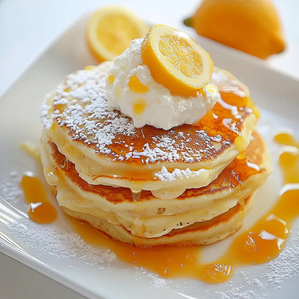 Lemon Ricotta Pancakes