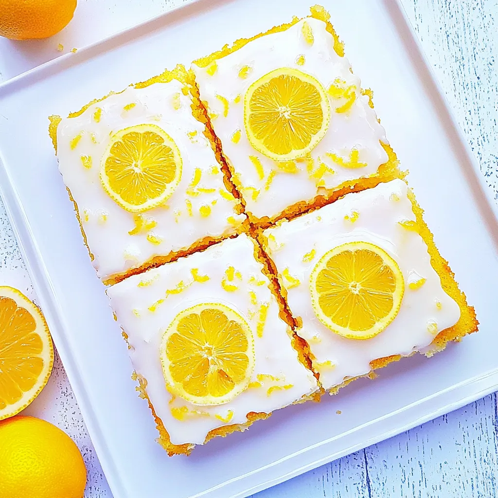Lemon Sheet Cake