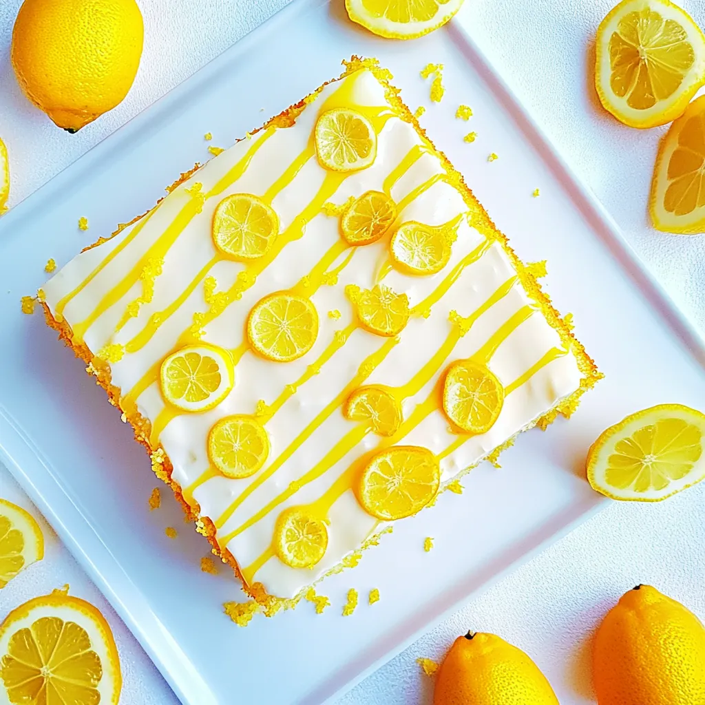 Lemon Sheet Cake