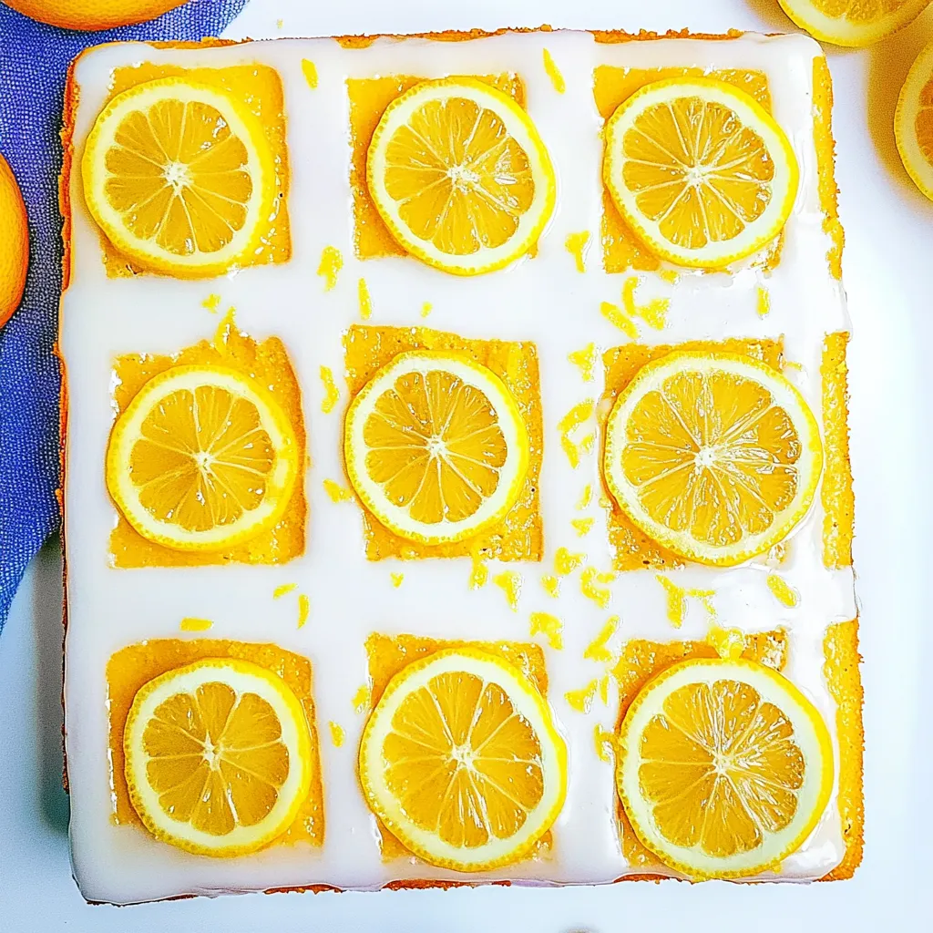 Lemon Sheet Cake