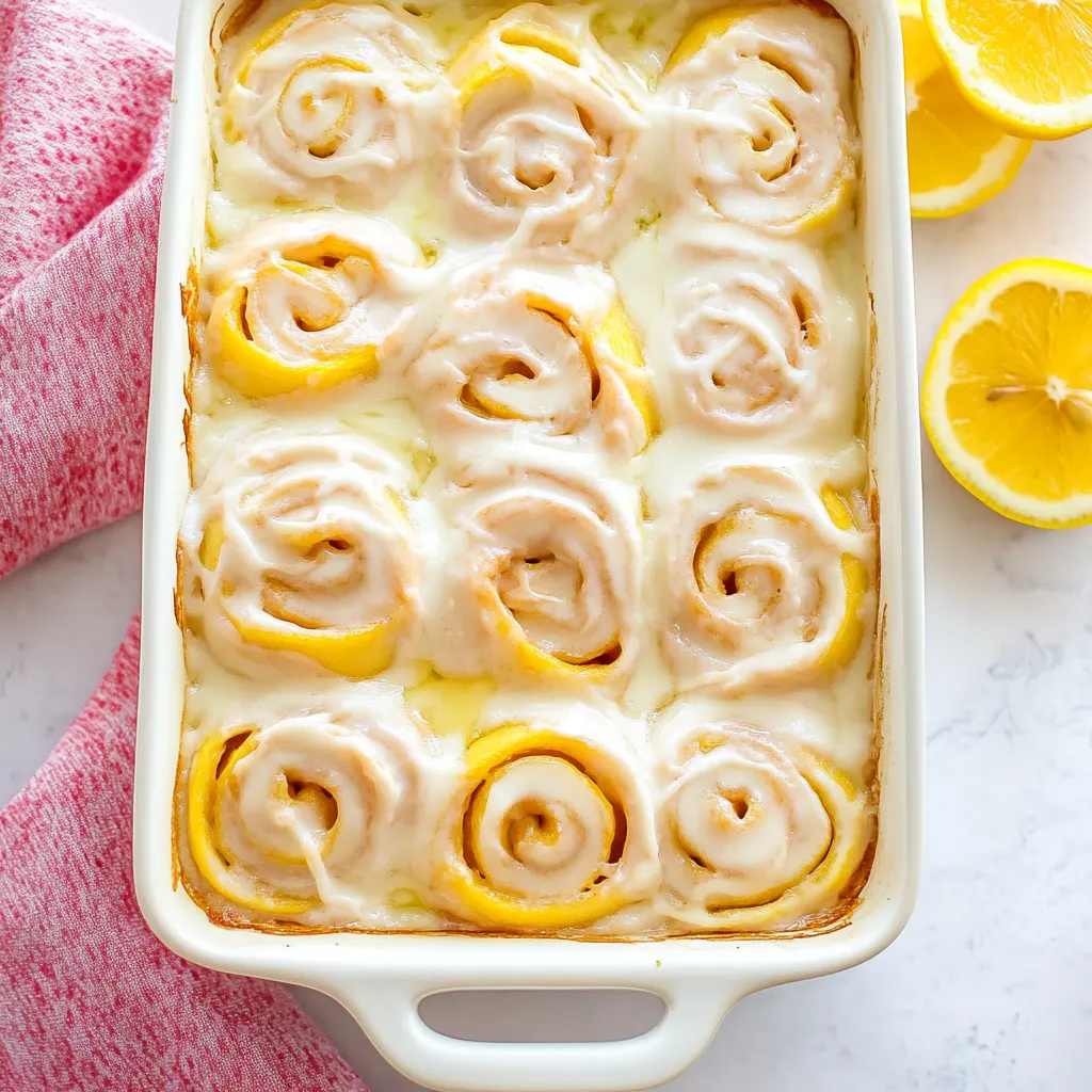 Lemon Sweet Rolls