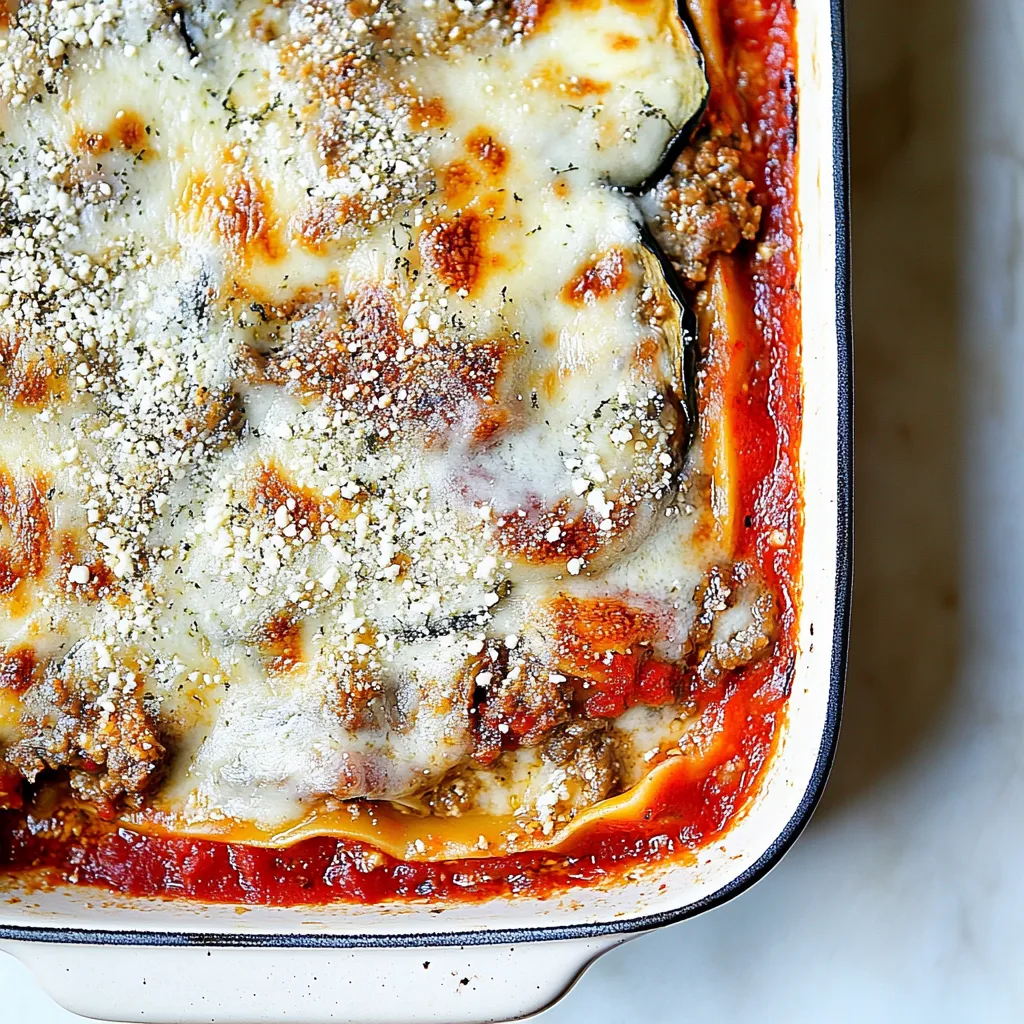 Low Carb Eggplant Lasagna