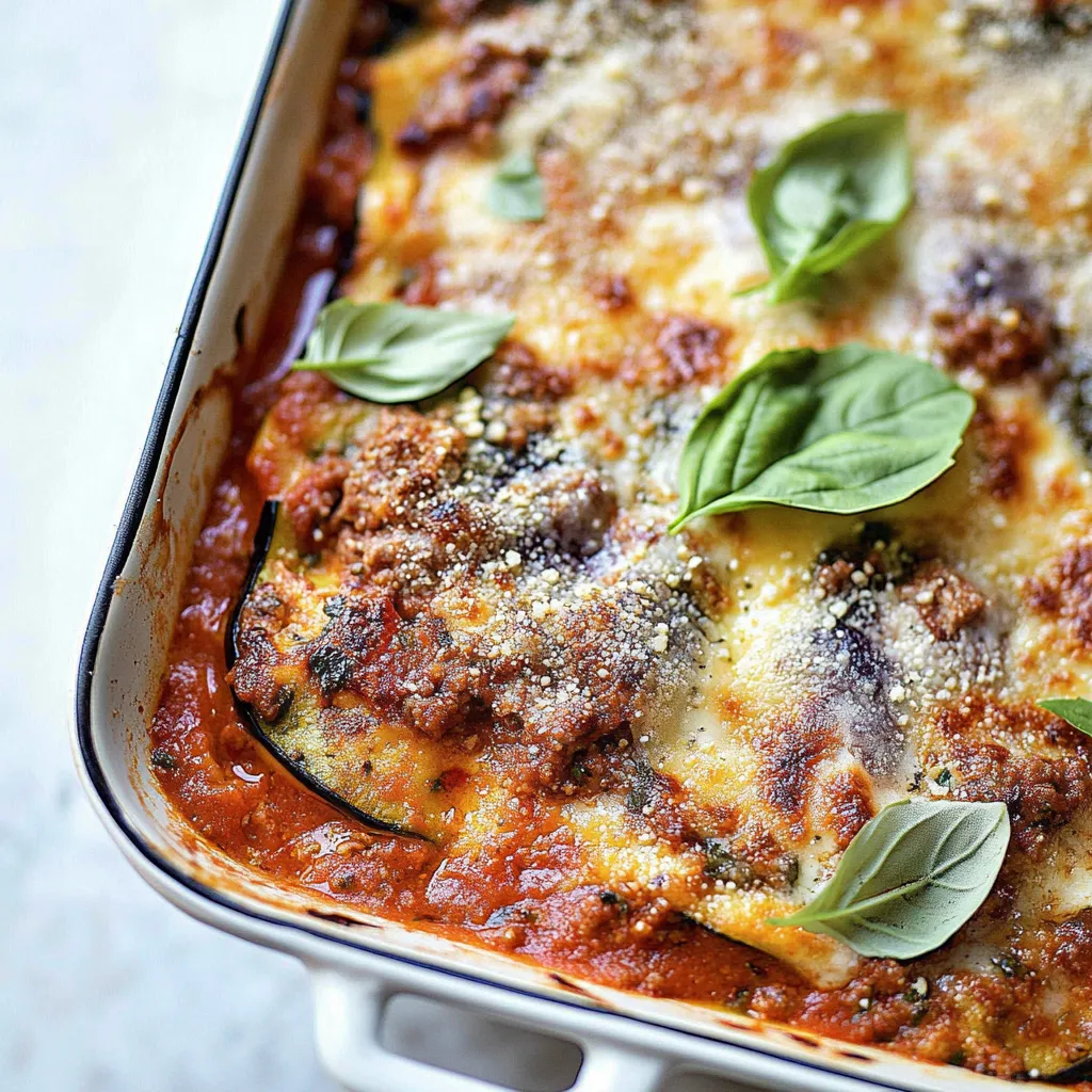 Low Carb Eggplant Lasagna