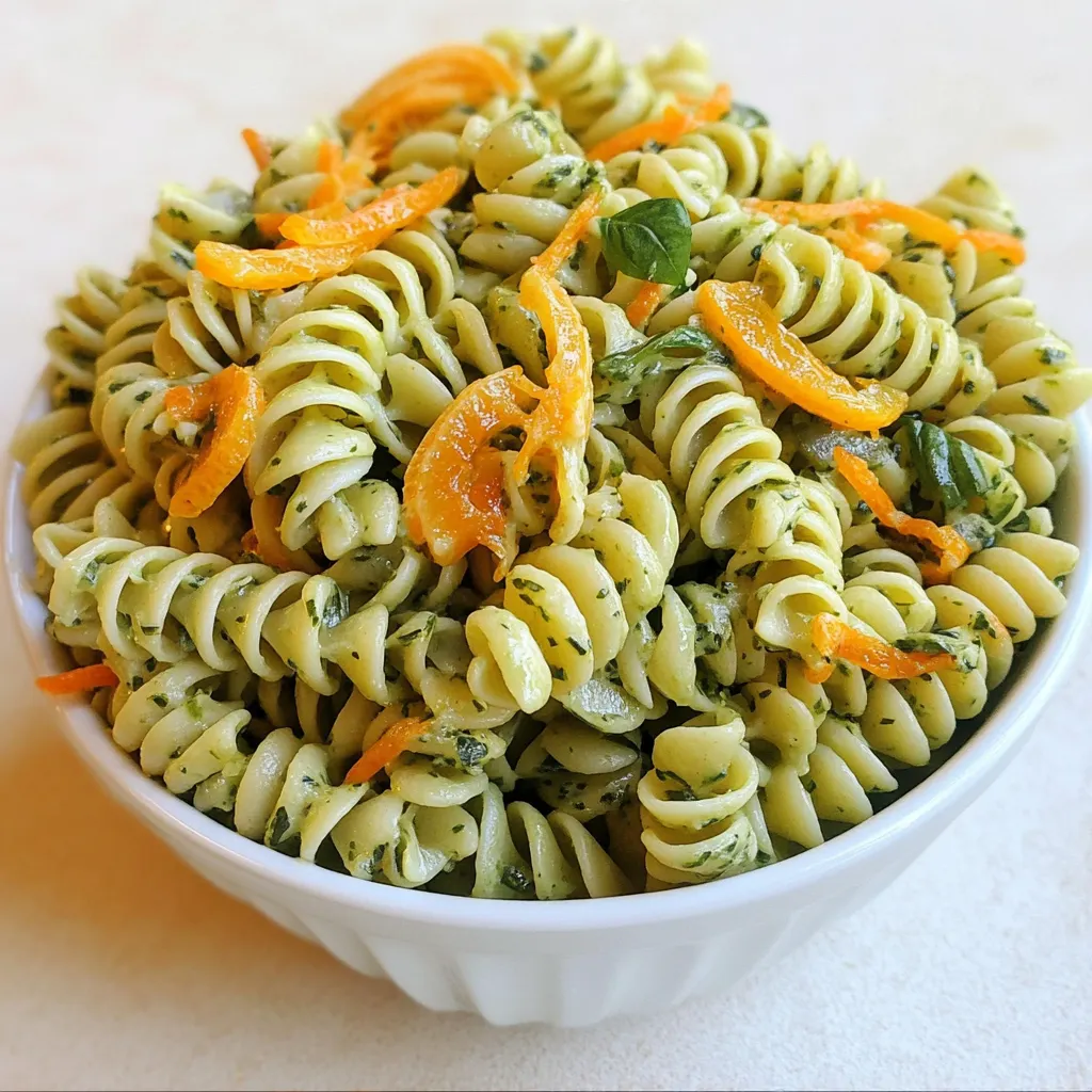 Meyer Lemon Basil Pasta Salad
