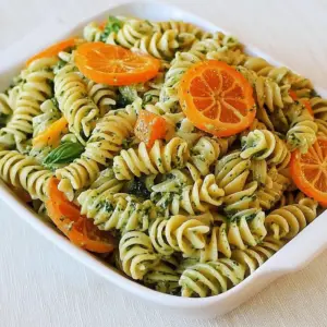 Meyer Lemon Basil Pasta Salad