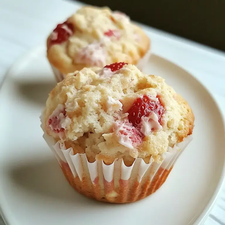 Meyer Lemon Strawberry Muffins
