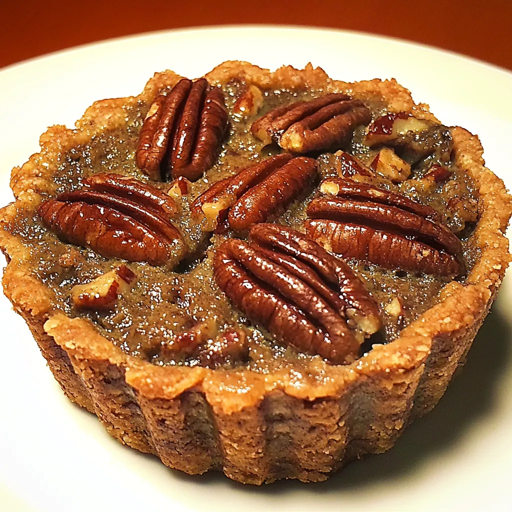 Mini Chocolate Espresso Pecan Tart