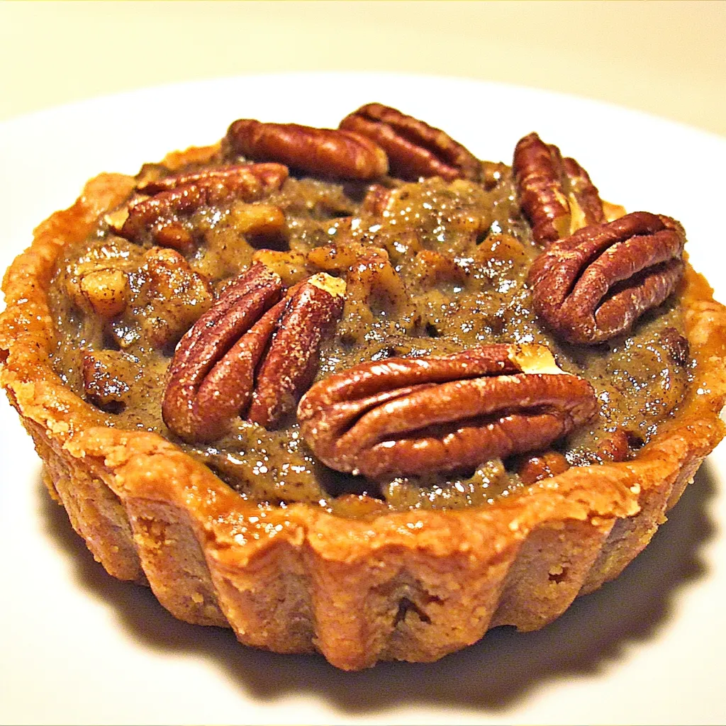 Mini Chocolate Espresso Pecan Tart