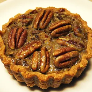 Mini Chocolate Espresso Pecan Tart