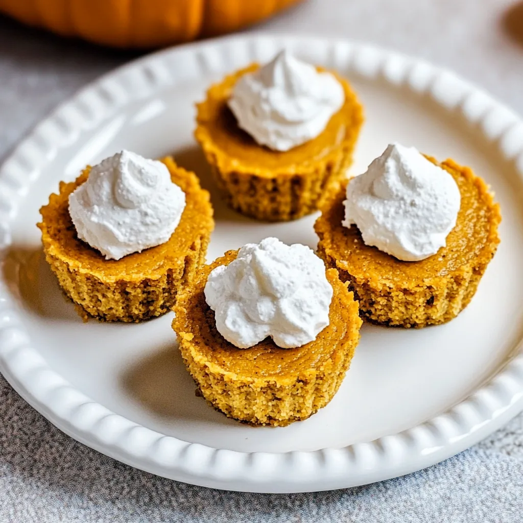 Mini Pumpkin Cheesecakes