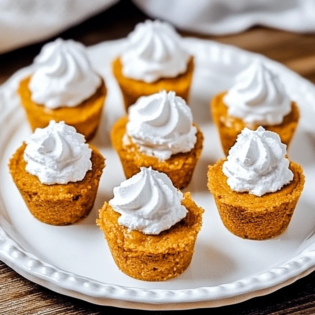 Mini Pumpkin Cheesecakes
