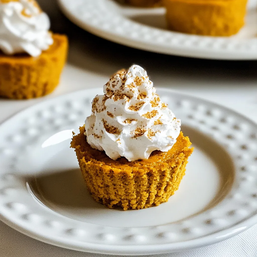 Mini Pumpkin Cheesecakes