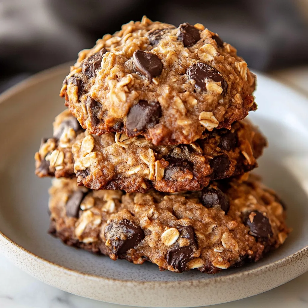 Oatmeal Peanut Butter Protein Cookies