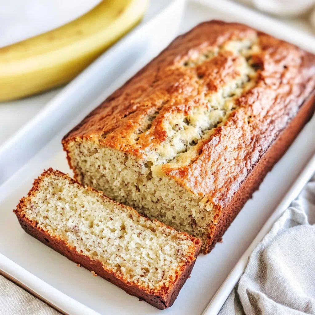 One Bowl Banana Bread