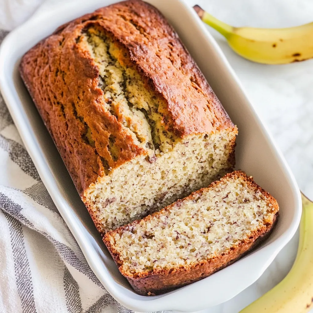 One Bowl Banana Bread