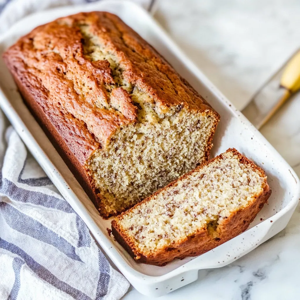 One Bowl Banana Bread