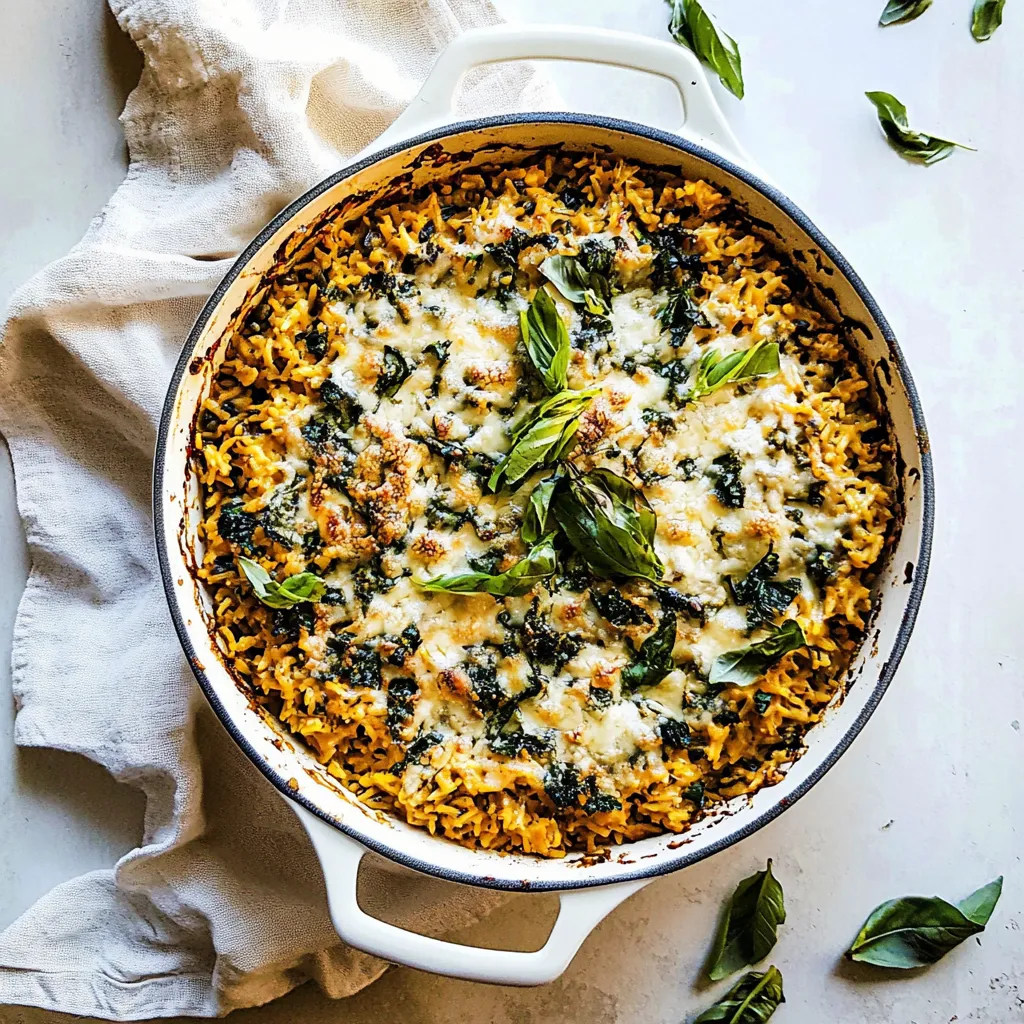One Pot Rice Casserole With Pumpkin