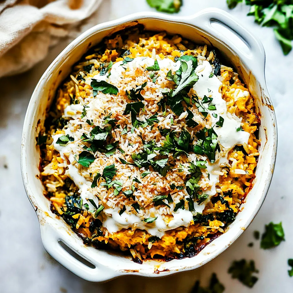 One Pot Rice Casserole With Pumpkin