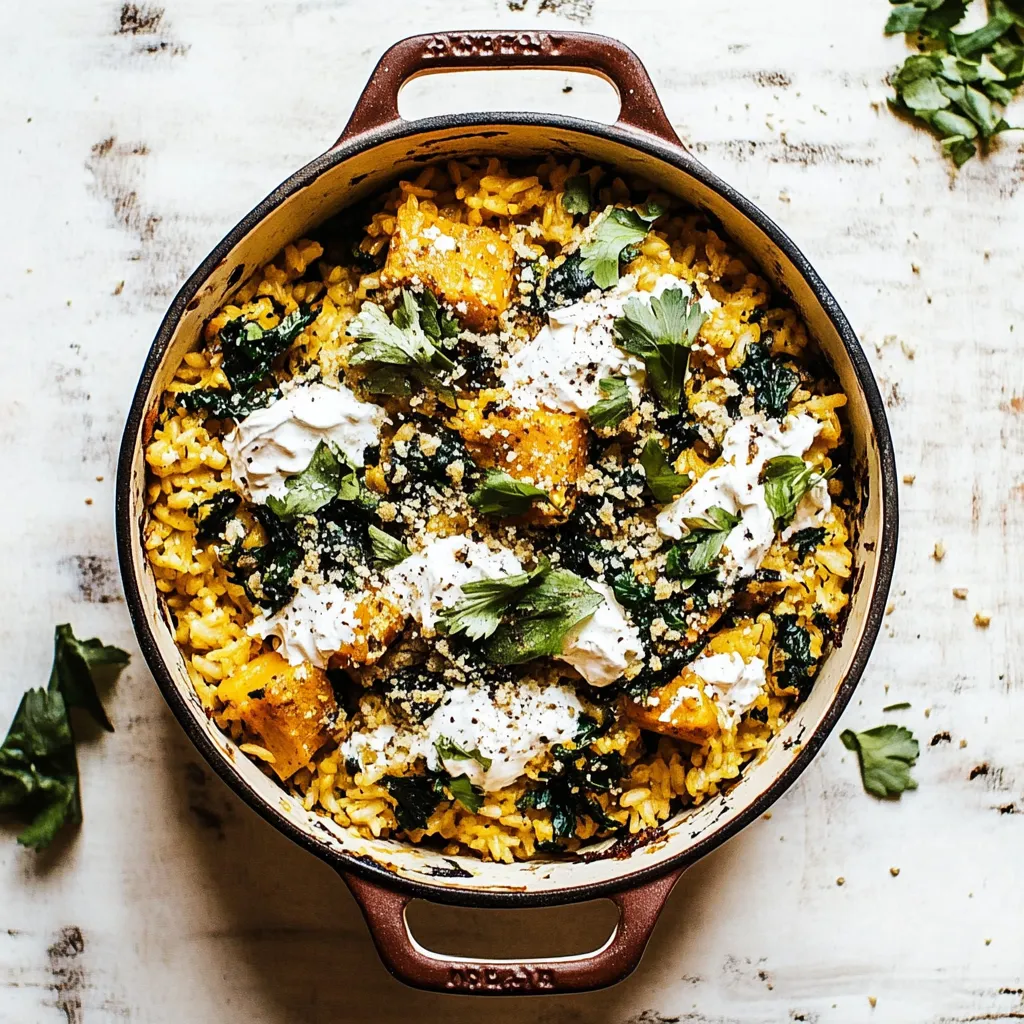 One Pot Rice Casserole With Pumpkin