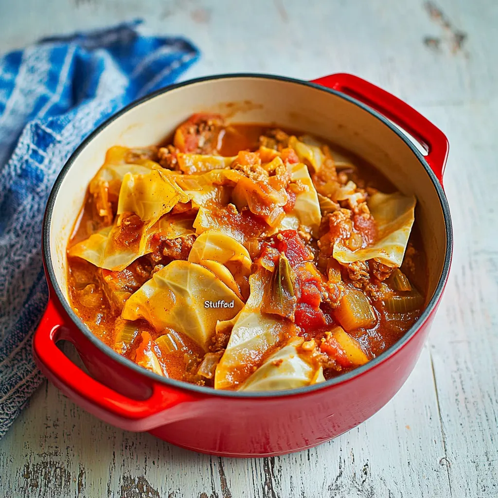 One Pot Stuffed Cabbage Stew