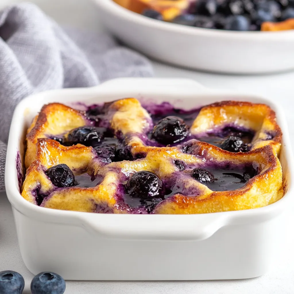 Overnight Blueberry French Toast