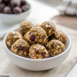 Paleo Oatmeal Cookie Energy Bites