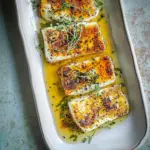 Pan Fried Feta with Peppered Honey