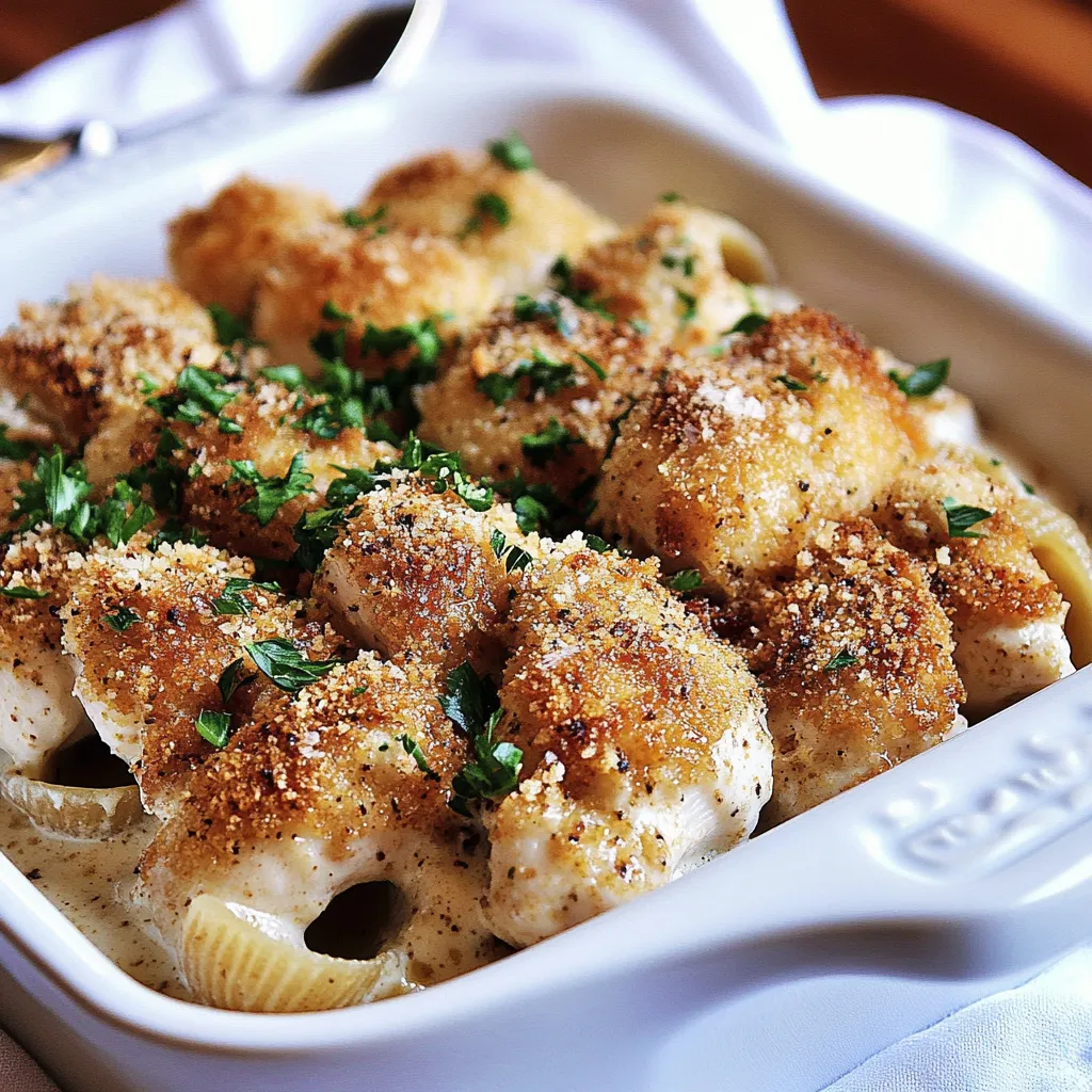 Parmesan Garlic Crusted Chicken