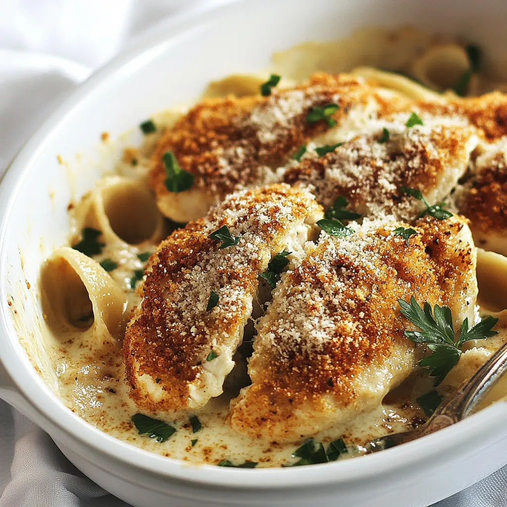 Parmesan Garlic Crusted Chicken
