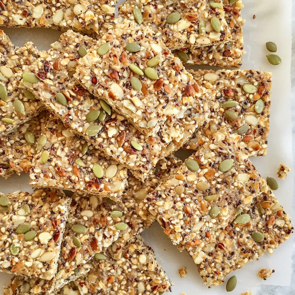 Parmesan Seed Crackers