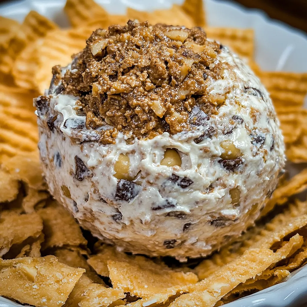 Peanut Butter Cheese Ball Dip