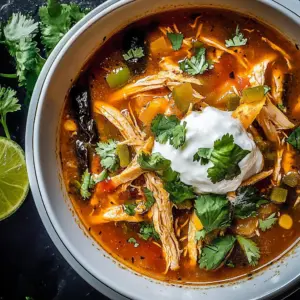 Poblano Chicken Tortilla Soup