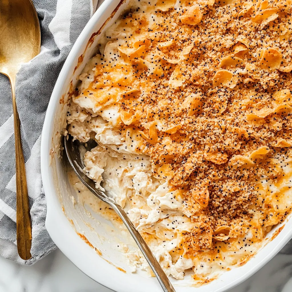 Poppy Seed Chicken Casserole
