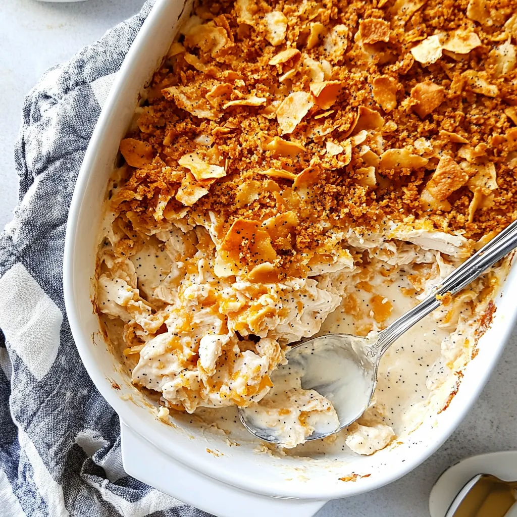 Poppy Seed Chicken Casserole