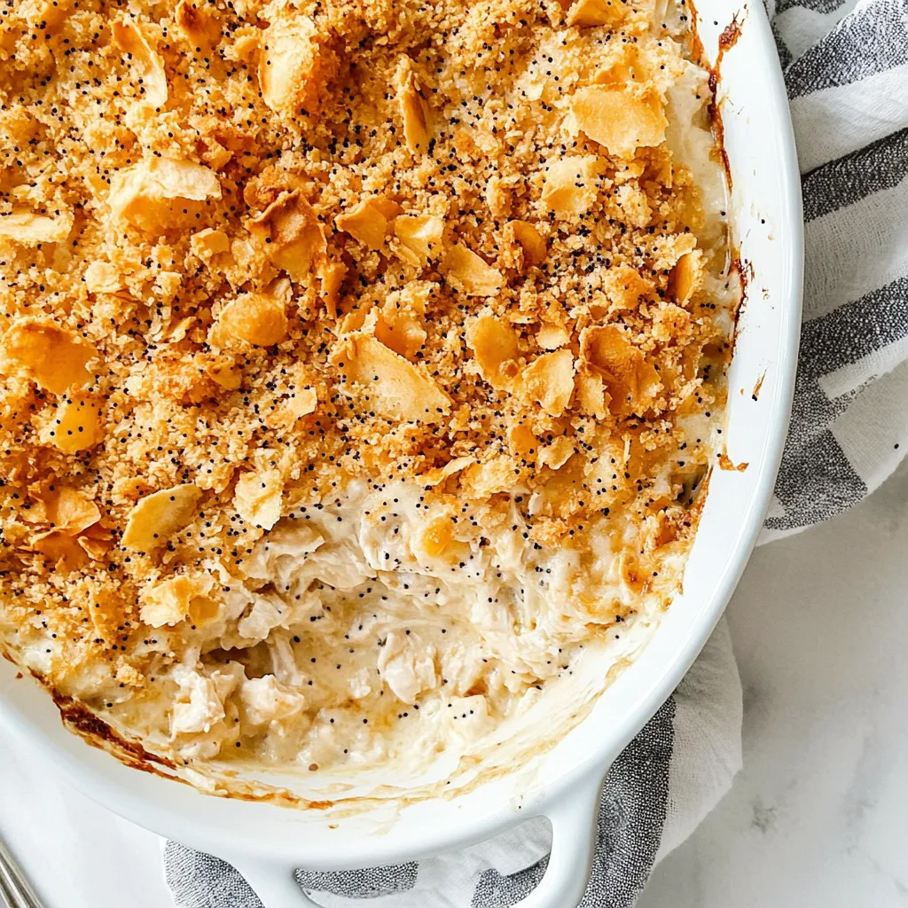 Poppy Seed Chicken Casserole