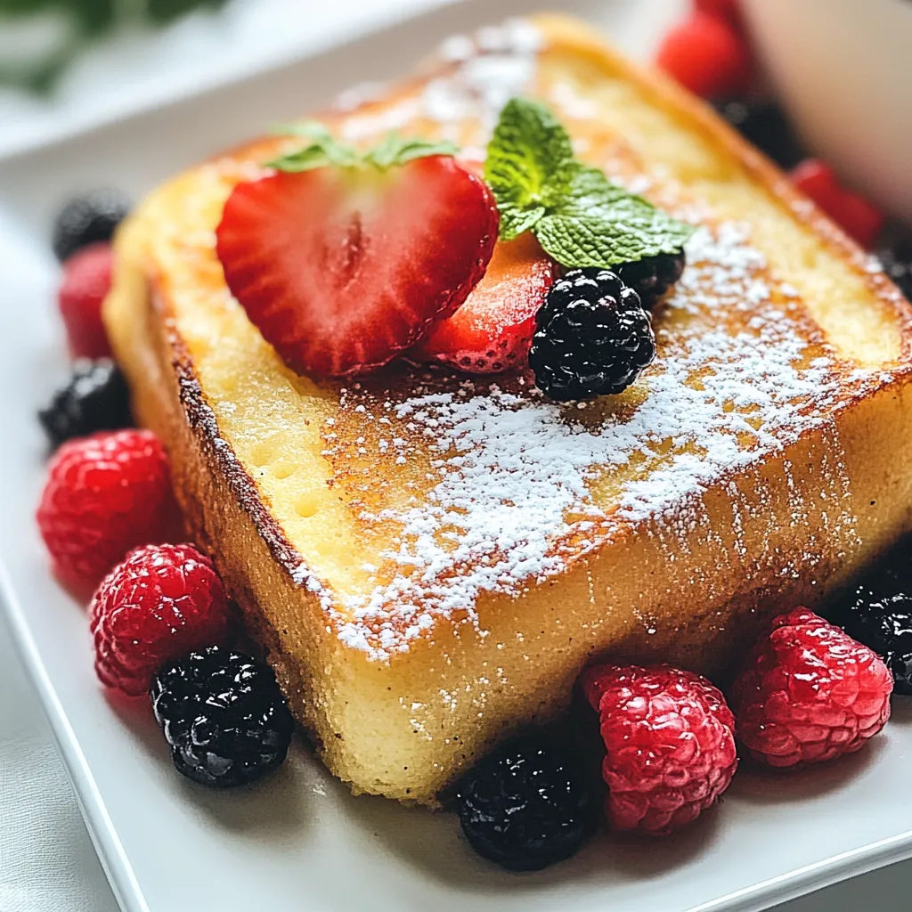 Pound Cake French Toast
