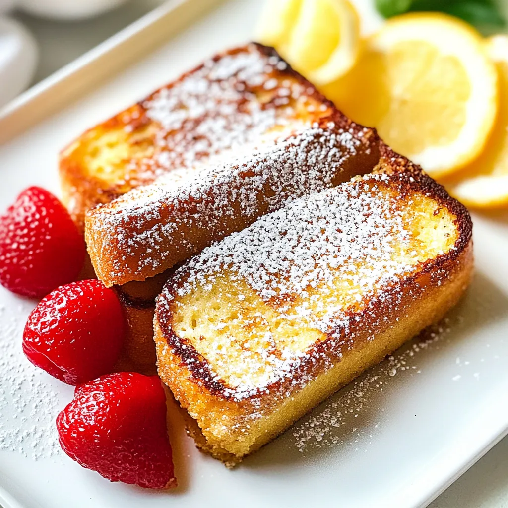 Pound Cake French Toast