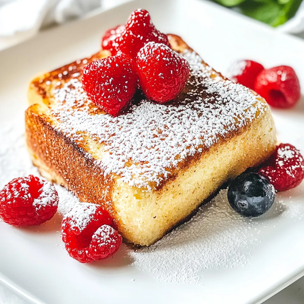 Pound Cake French Toast