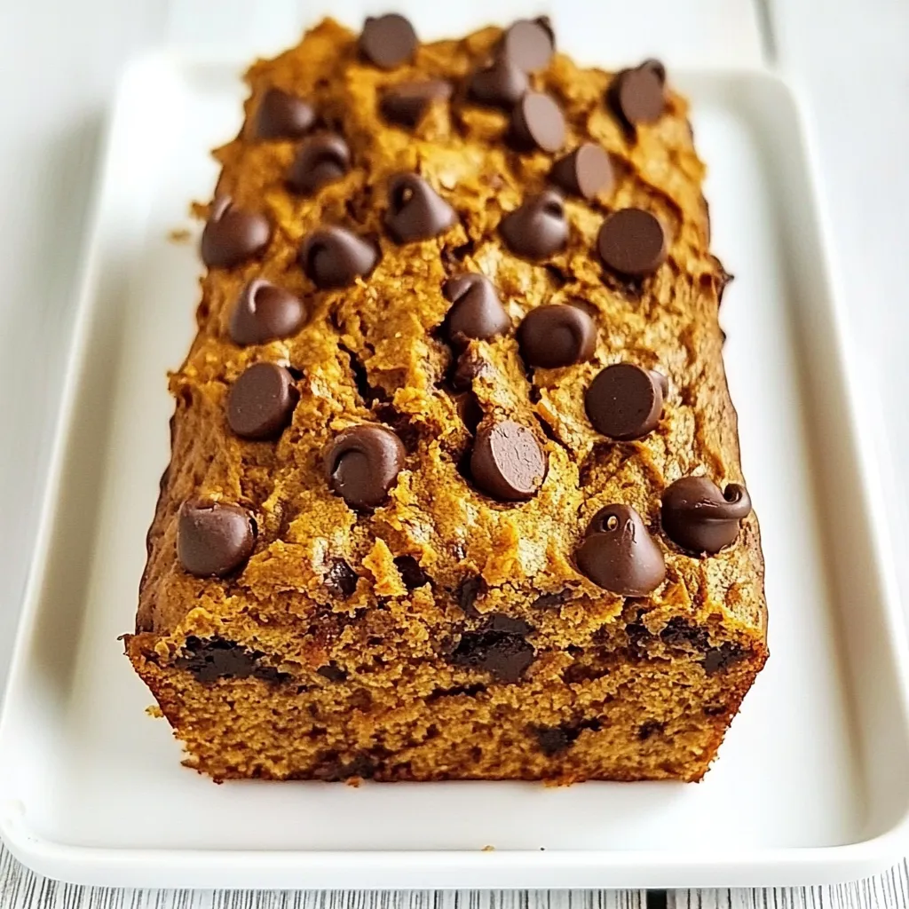 Pumpkin Chocolate Chip Bread