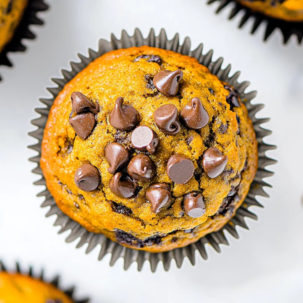 Pumpkin Chocolate Chip Muffins