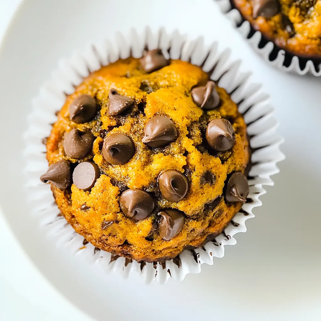 Pumpkin Chocolate Chip Muffins