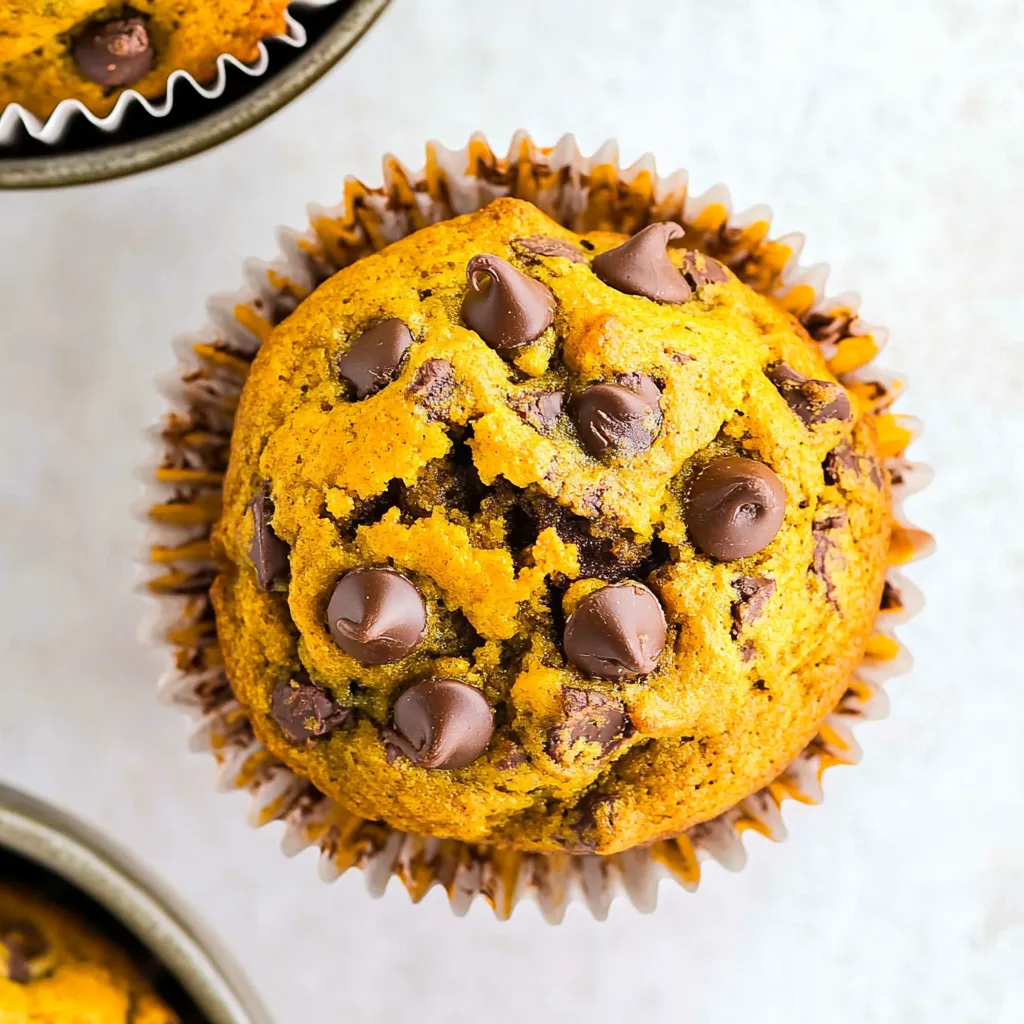 Pumpkin Chocolate Chip Muffins