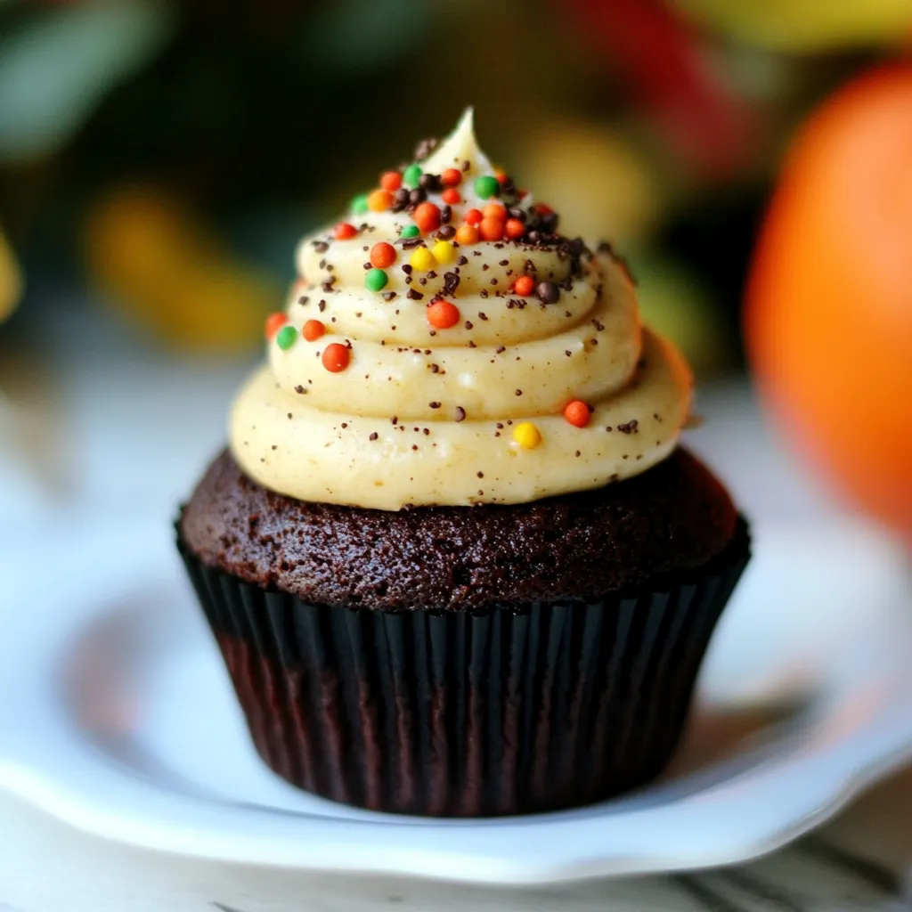 Pumpkin Mocha Cupcakes