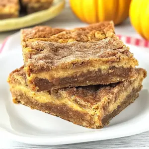 Pumpkin Pie Snickerdoodle Bars